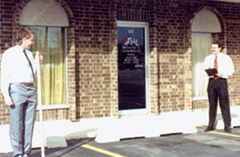 Our very first office, located in a strip mall.