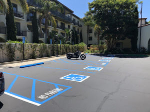 Rose Paving California parking lot striping ADA compliance